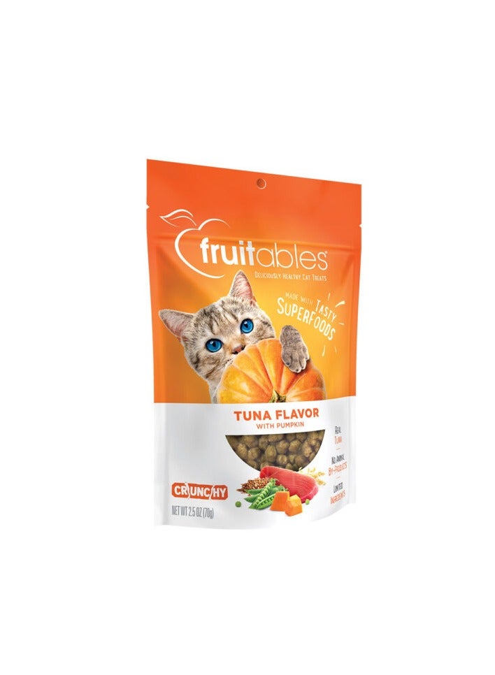 Fruitables Tuna Flavor with Pumpkin Cat Treats 70g - Image 3