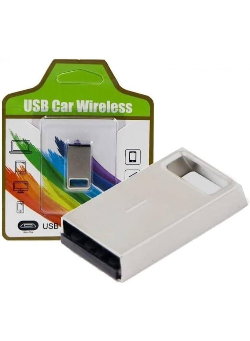 USB Car Wireless – Wireless Audio Receiver for Car & TV – Silver - Image 1