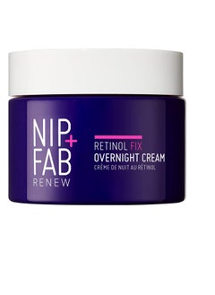 NIP+FAB NipFab Retinol Fix 3 Overnight Cream  Advanced YouthBoosting Formula for Renewed Skin and Fine Line Reduction  Encapsulated Pure Retinol  AntiAgeing Regeneration  Sebum Regulation 