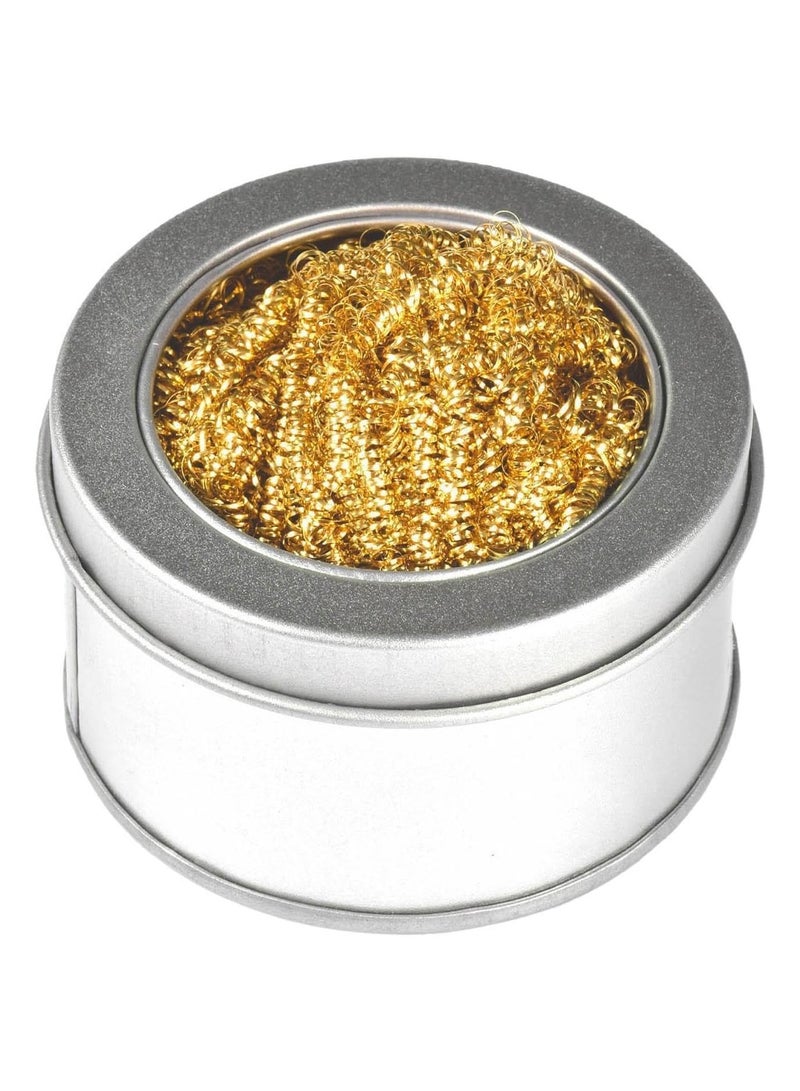 Rubik Soldering Iron Tip Cleaner Brass Wire with Stainless Steel Base (No Water Needed) - Image 2