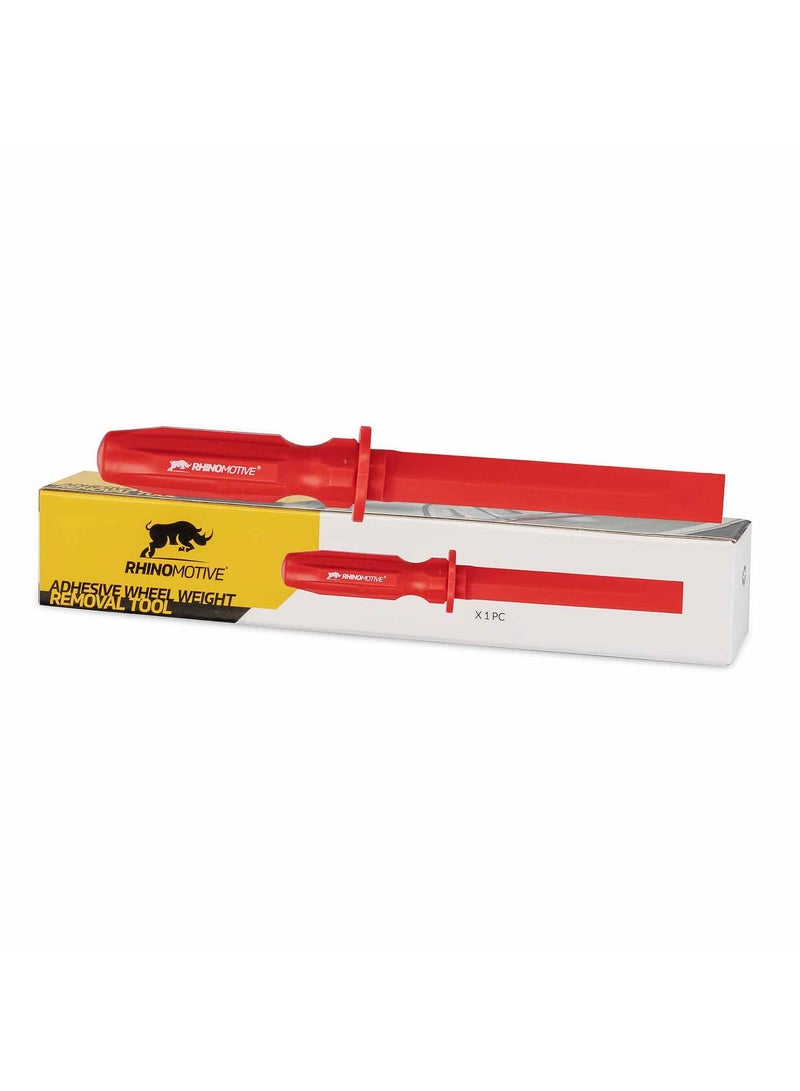 RHINOMOTIVE Adhesive Wheel Weight Remover Tool 225MM Red  - Image 2