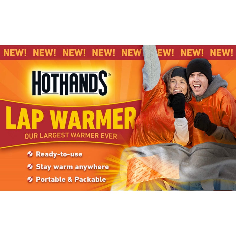 هوت هاندز HotHands Lap Warmer، أكبر جهاز تدفئة مقاس 16 بوصة × 10 بوصة - ما يصل إلى 8 ساعات من الحرارة طويلة الأمد - 1 Lap Warmer Tan - Image 4