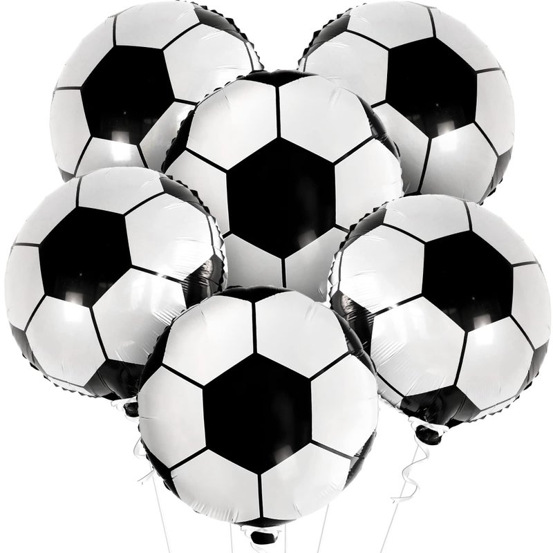 Khazna Soccer Party Balloons World Cup Football Shape Mylar Balloons Decor for Men Kids Boys Soccer Ball Fans Sport Theme Birthday Party Decorations Supplies - Image 1