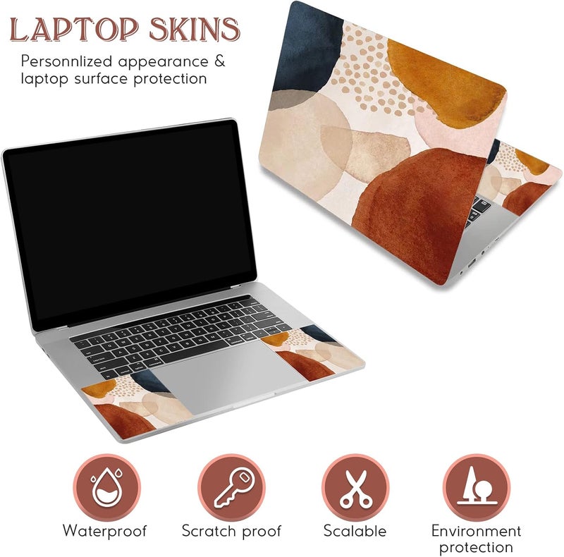 DINKY Laptop Skin Sticker Decal, 12" 13" 13.3" 14" 15" 15.4" 15.11 inch Laptop Universal Reusable Vinyl Skin Stickers Cover Art Decal Notebook PC Personalized Protector-Abstract Marble - Image 3