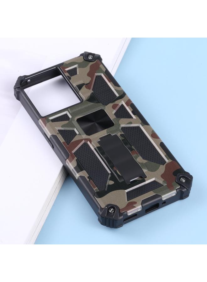 S-TOP Case For OnePlus Ace 5G Camouflage Armor Kickstand TPU + PC Magnetic Phone Case - Image 2