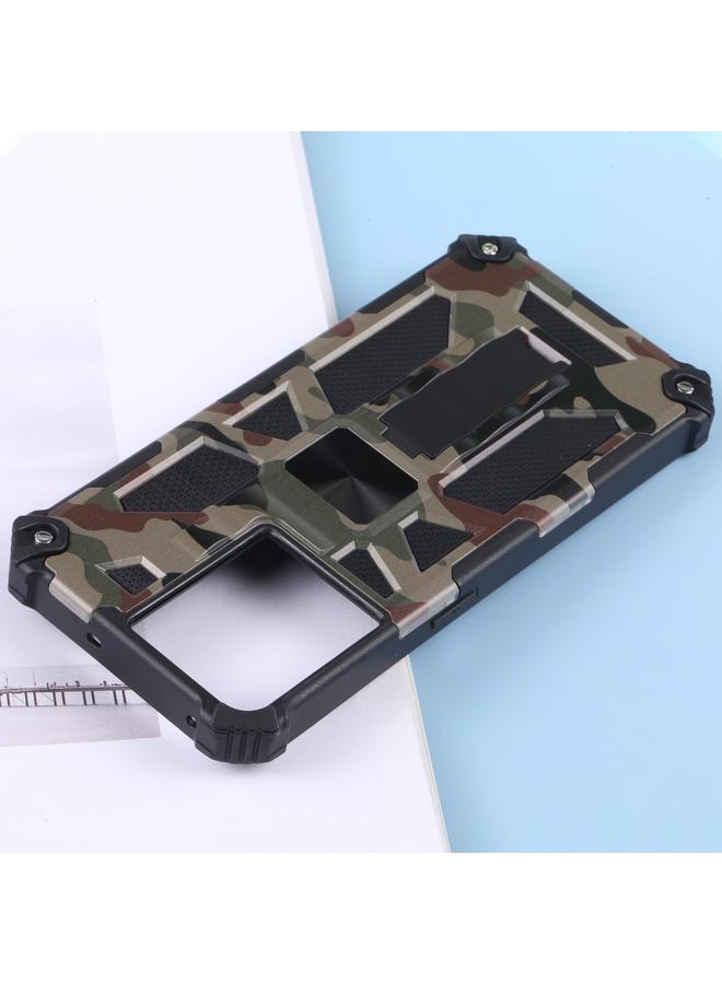 S-TOP Case For OnePlus Ace 5G Camouflage Armor Kickstand TPU + PC Magnetic Phone Case - Image 4