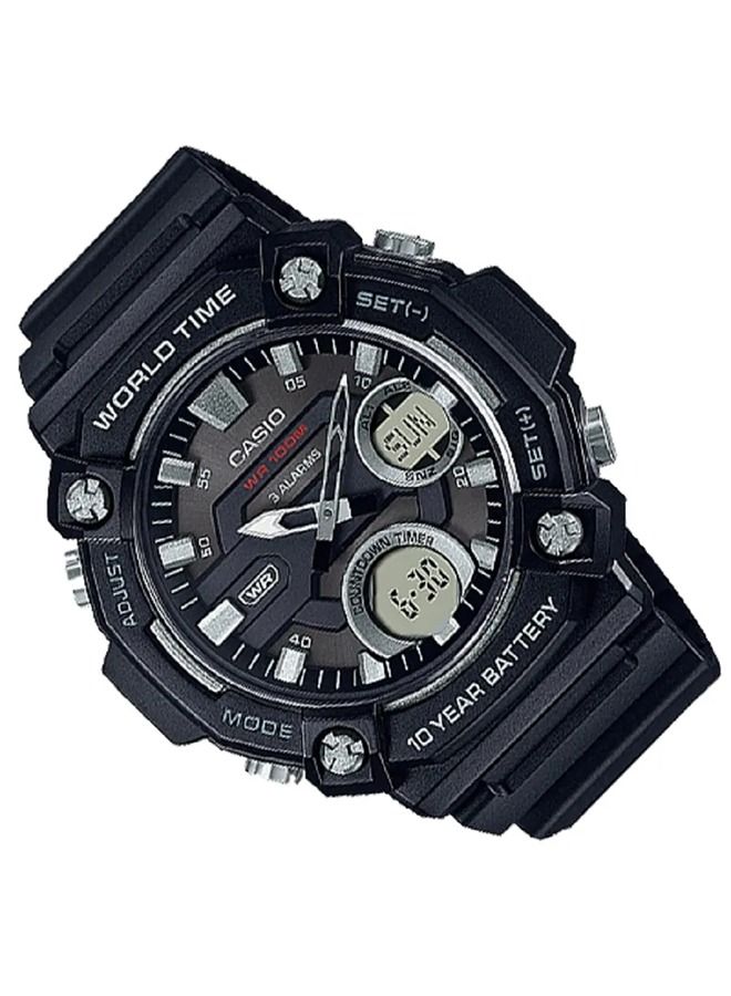 CASIO Resin Analog+Digital Wrist Watch AEQ-120W-1AVDF - Image 2