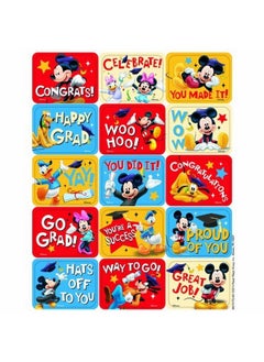 EUREKA Mickey Graduation Success Stickers  - Image 1