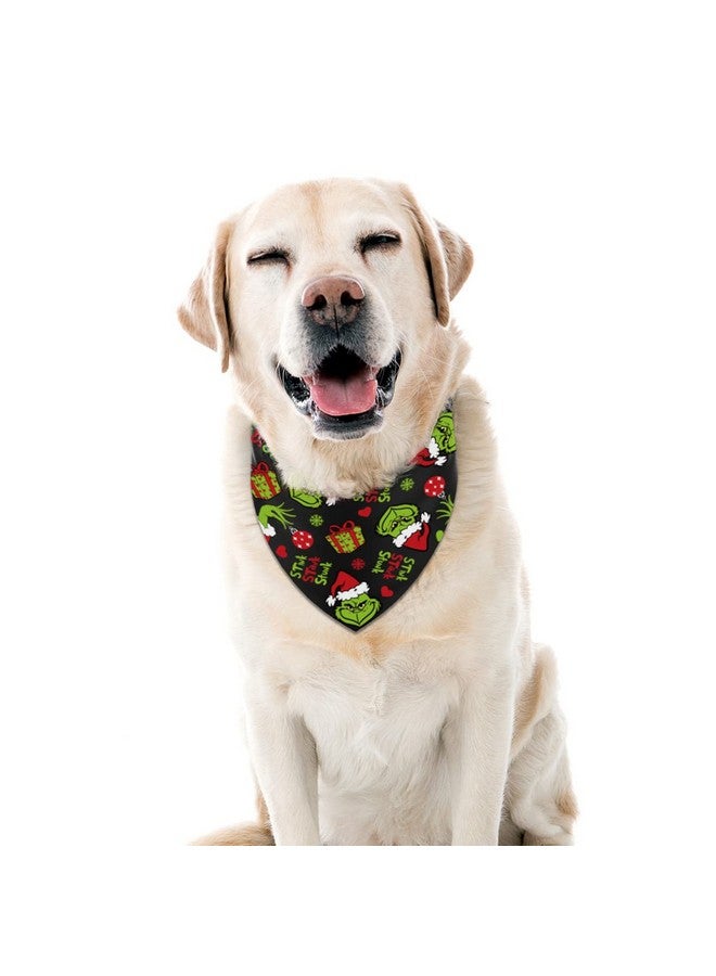 Pudodo Christmas Dog Bandana Merry Christmas Triangle Bibs Dog Scarf Adjustable Accessories for Small Medium Dogs Cats Pets - Image 4
