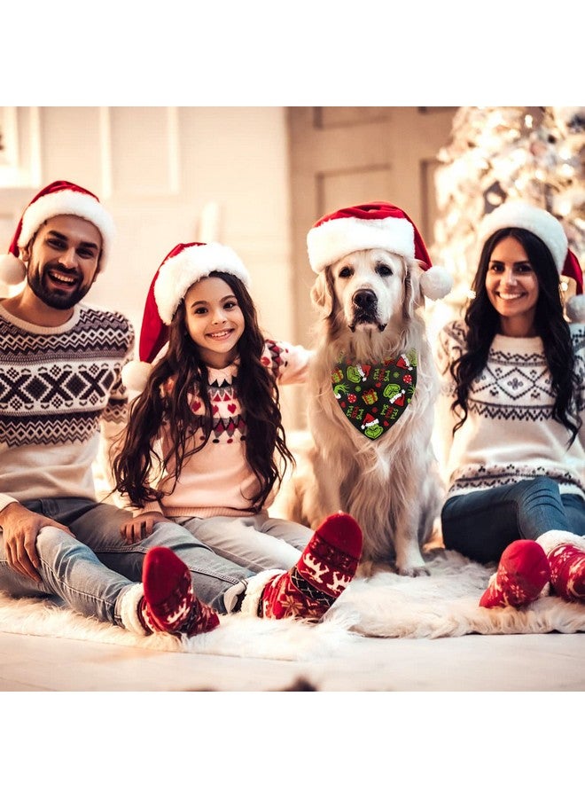 Pudodo Christmas Dog Bandana Merry Christmas Triangle Bibs Dog Scarf Adjustable Accessories for Small Medium Dogs Cats Pets - Image 5