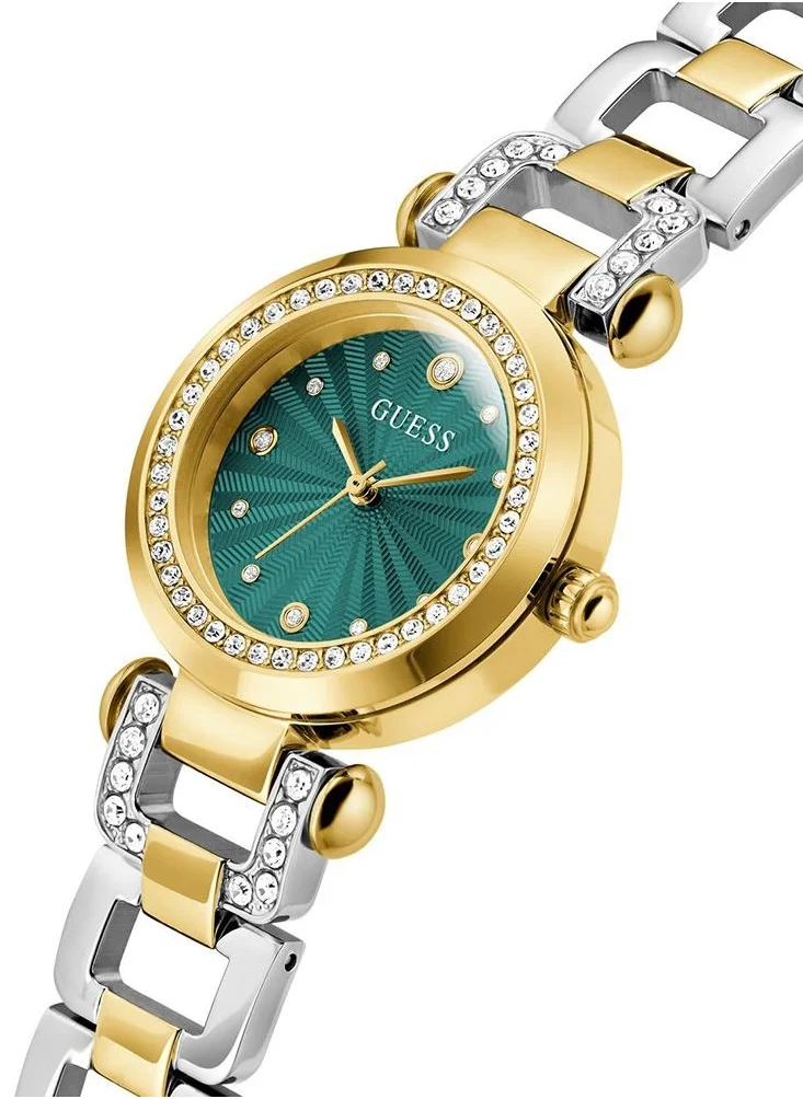 جس Ginger Steel Strap Analog Watch