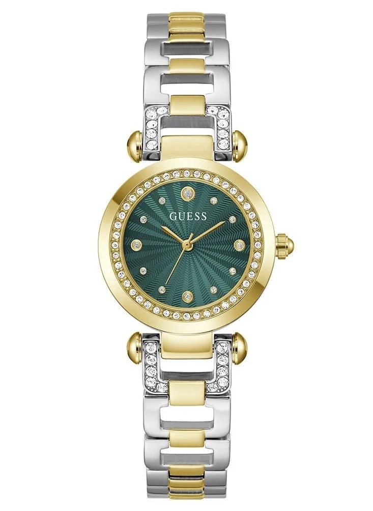 جس Ginger Steel Strap Analog Watch