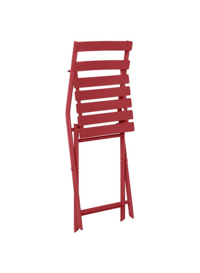 Greensboro Pliable Epoxy Treated Steel Foldable Chair Red Currant 107627 - Image 2