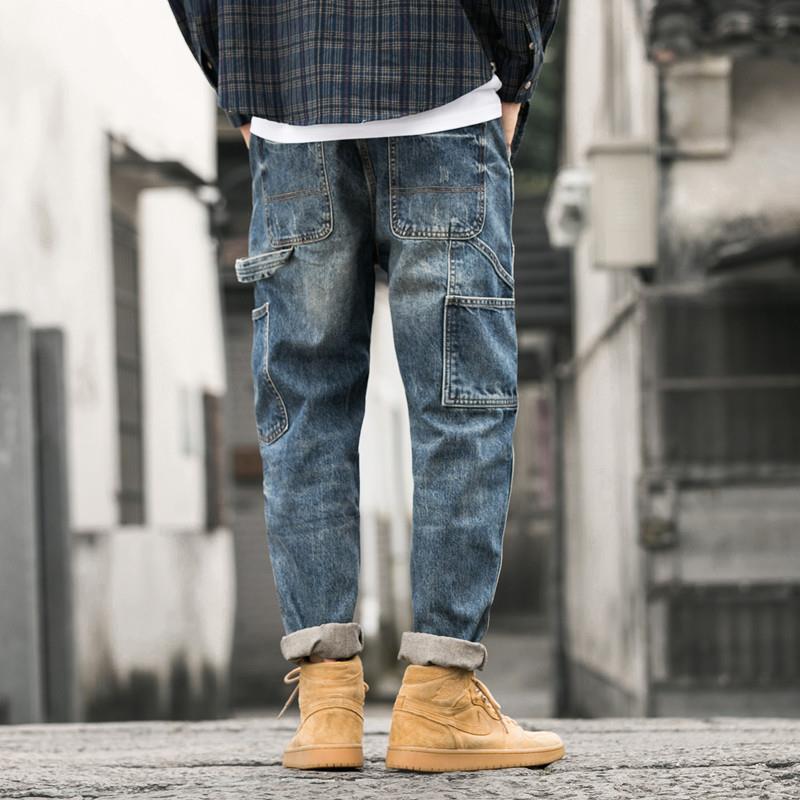 Unisex Casual Daily Denim Jeans - Image 5