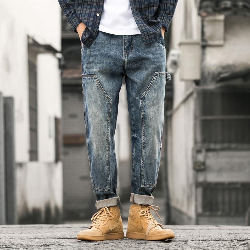 Unisex Casual Daily Denim Jeans - Image 4