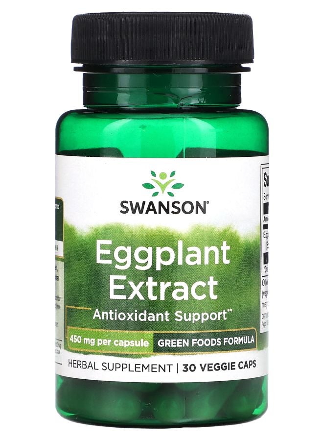 SWANSON Eggplant Extract  450 mg  30 Veggie Caps