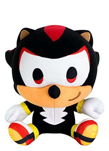 Great Eastern Entertainment Sonic The Hedgehog - SD Shadow The Hedgehog Sitting Plush 7" H - Image 1