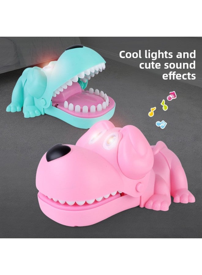 Loquat Children's Electric Funny Toys With Sound Effect Light Bite Hand Big Cute Dog Toys-Color:Electric Hand-biting Cute Dog-pink (chinese Window Box) - Image 3