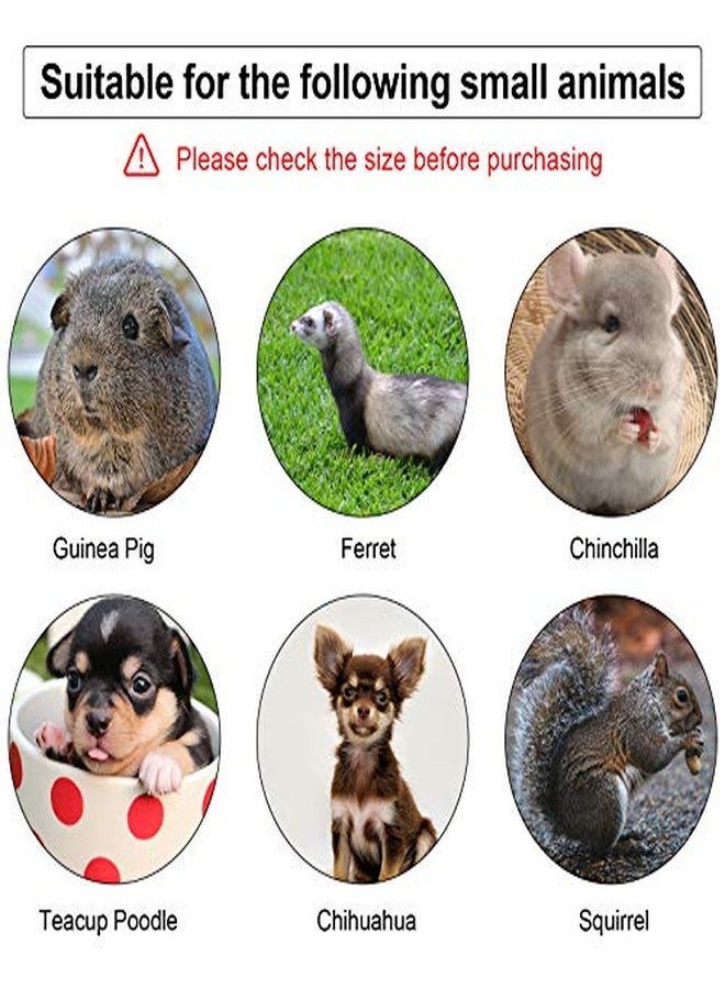 Weewooday 4 Pieces Ferret Harness and Leash Set Ferret Leash Small Pet with Cute Bowknot and Safe Bell Decor Chest Strap Harness for Outdoor Walking Rabbit Guinea Pig Bunny Hamster Puppy Kitten(Small) - Image 2