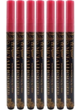 Profisher Sealing Wax Contour Touch Up Paint Pen Metallic 12 Color Options Red  - Image 5