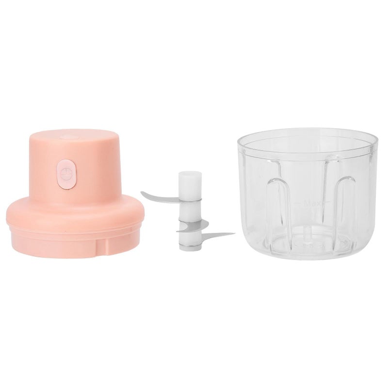 Wireless Mini Electric Food Chopper USB Rechargeable 250ml, Cordless Vegetable, Fruit & Meat Grinder, Baby Food Maker, Garlic, Onion, Ginger Mincer, Quick Meal Prep, Compact Kitchen Gadget for Home & - Image 2