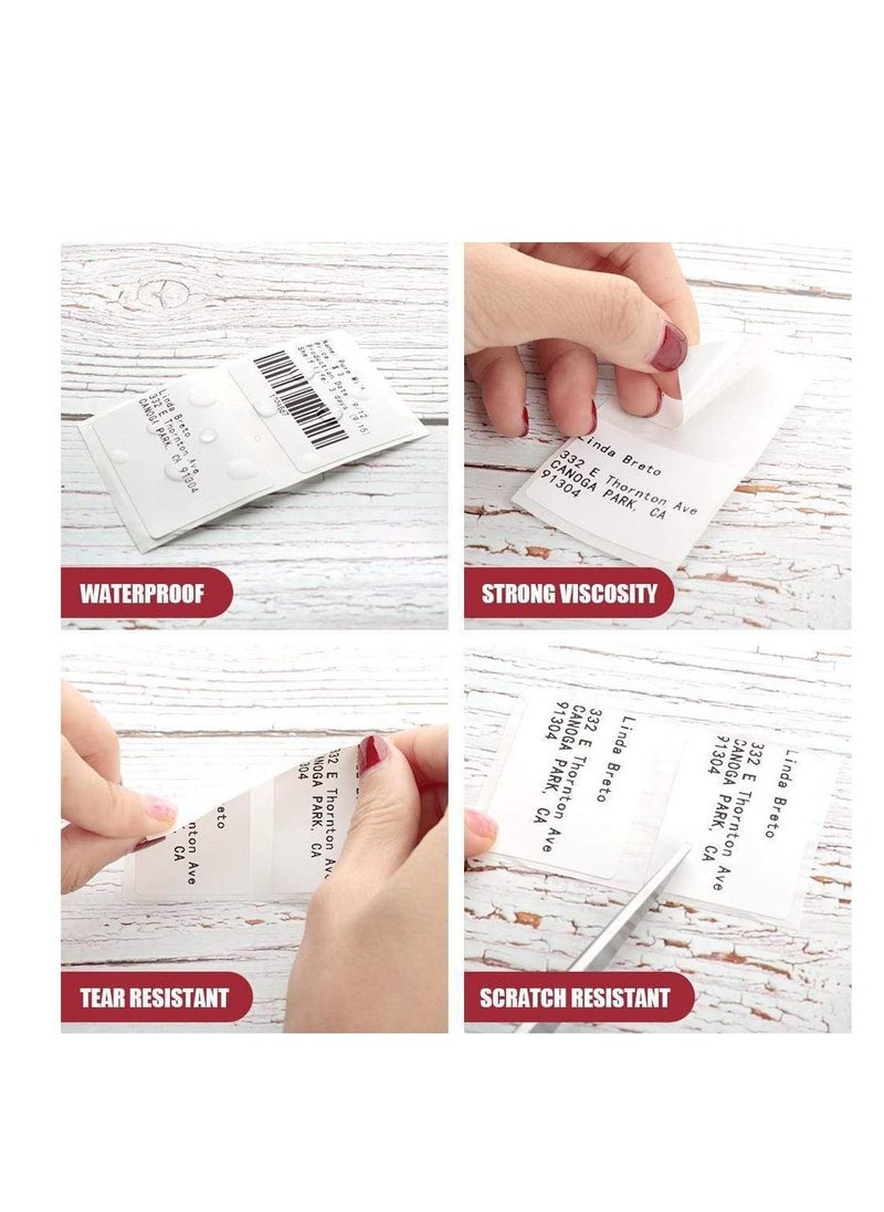 phomemo Multi-Purpose Self-Adhesive Round Label for Phomemo M110 M200 40x40 mm Thermal Label for Barcode Label DIY Logo Design Black on White  - Image 3