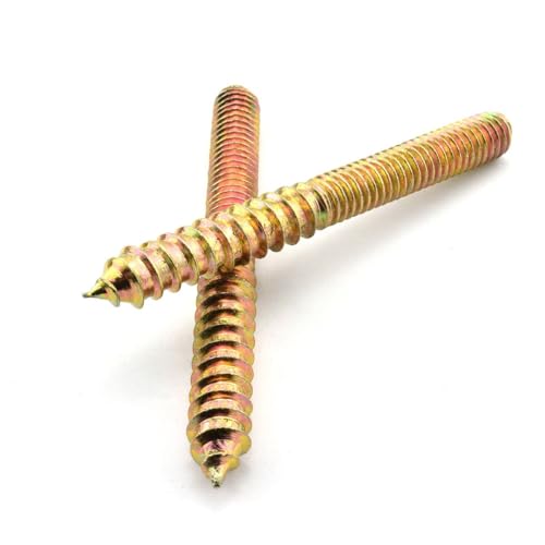 RuiLing 8 Pack 5/16-18 x 3 Inch Hanger Bolts Double Headed Bolts Self-Tapping Screw Inch Hanger Bolts for Furniture - Image 2