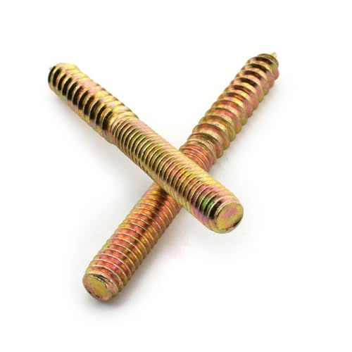 RuiLing 8 Pack 5/16-18 x 3 Inch Hanger Bolts Double Headed Bolts Self-Tapping Screw Inch Hanger Bolts for Furniture - Image 4