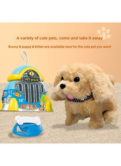 Generic Children's Toy Dog Walking Can Call Baby Simulation Electric Plush Puppy Boy Cute Pet Electronic Dog Girl-Color:Rocket Cute Pet 8-piece Set [corgi]]  - Image 3
