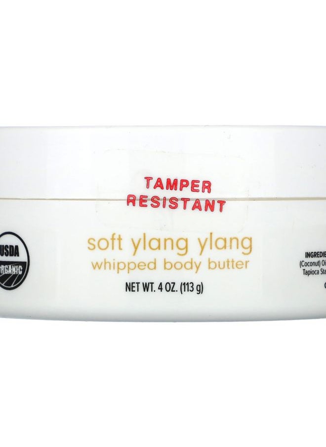 Dr. Mercola Ola Botanicals Whipped Body Butter Soft Ylang Ylang 4 oz (113 g) 