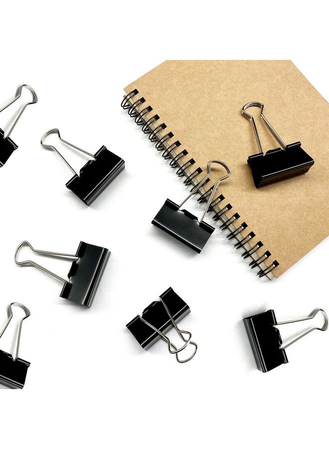 DSTELIN Large Binder Clips 1.6-Inch (24 Pack), Big Paper Clamps Clips For Office Supplies, 1.6-Inch/41Mm Width, 0.7-Inch/18Mm Capacity, Black  - Image 5