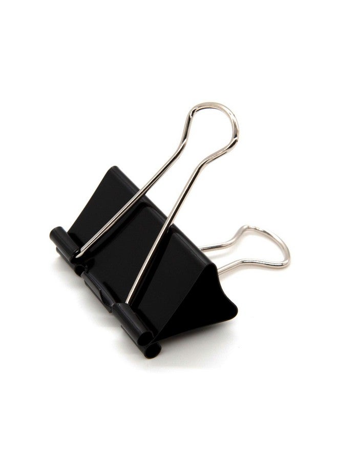 DSTELIN Large Binder Clips 1.6-Inch (24 Pack), Big Paper Clamps Clips For Office Supplies, 1.6-Inch/41Mm Width, 0.7-Inch/18Mm Capacity, Black  - Image 1