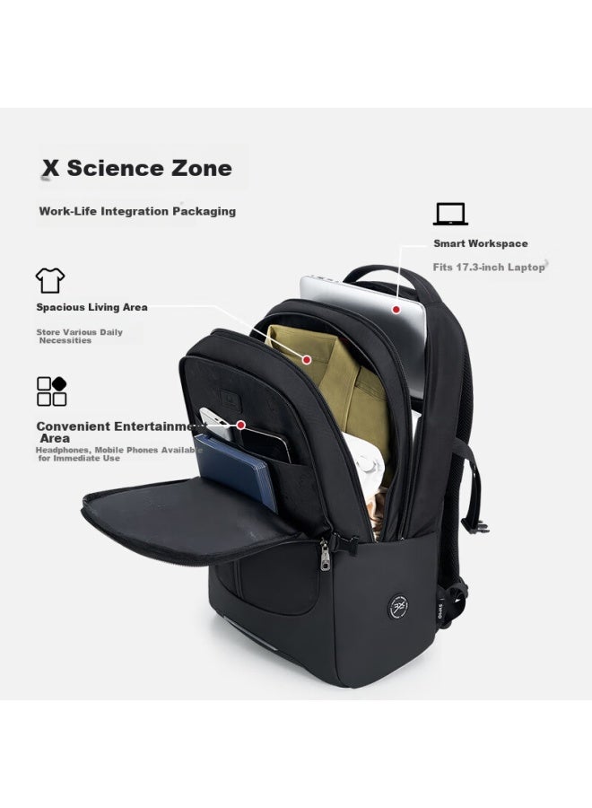 Owas Backpack For Men, Commuter Backpack With Large Capacity, 17.3-inch Laptop Bag For Business Trips And Travel, Bookbag From Shuangzitata Series