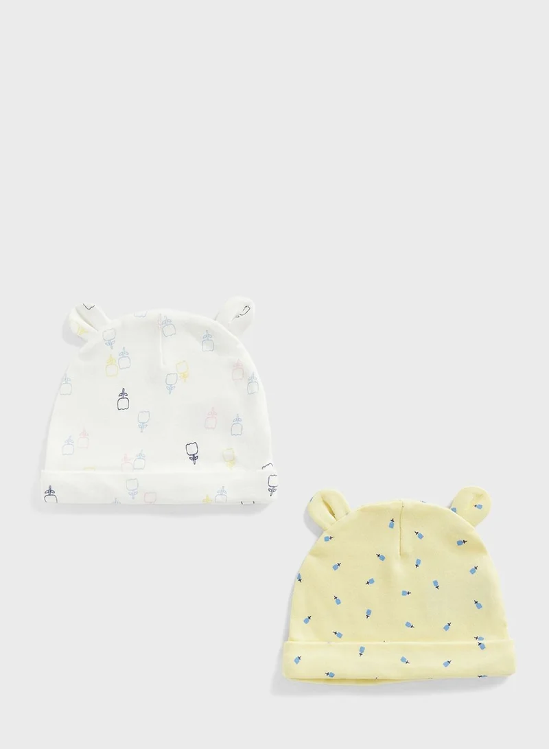 mothercare Kids 2 Pack Essential Hats
