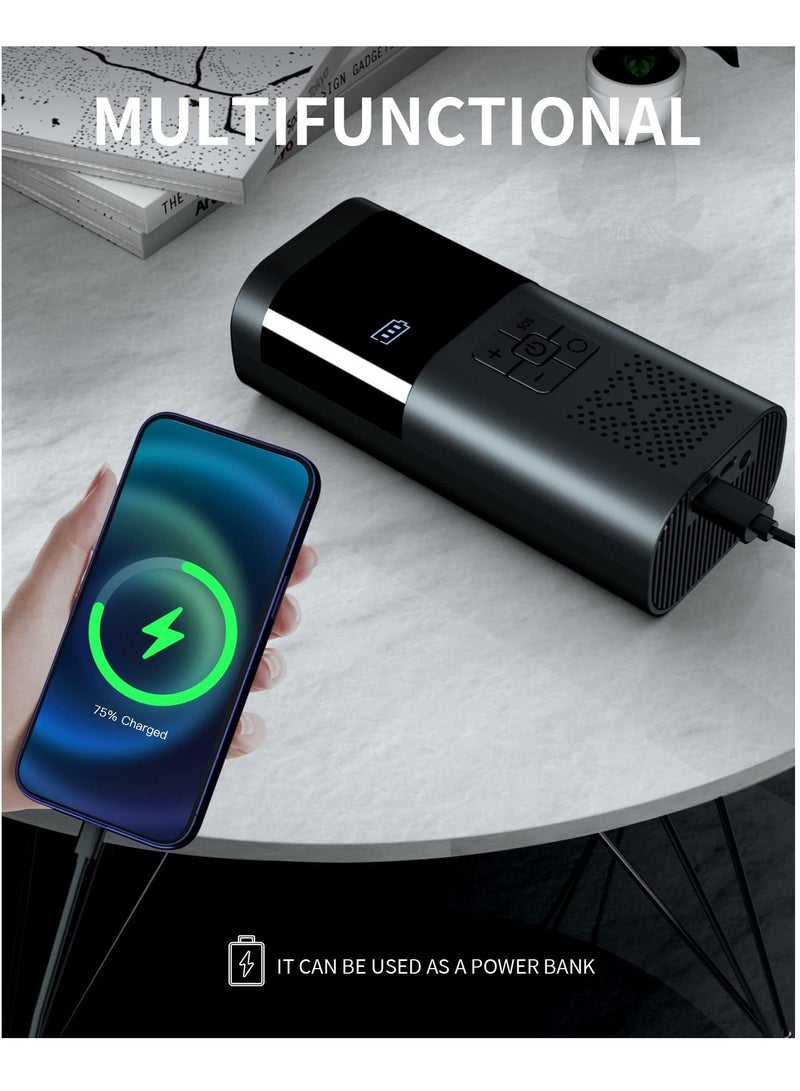 Air Compressor Tire Inflator Pump Car Portable 150 PSI Fast Inflation with LCD Dual Screen Electric Tire Pump for Car Tire For Car Bicycle Motorcycles Ball - Image 2