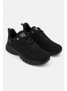RBX Men Lace Up Hiking Shoes, Black  - Image 1