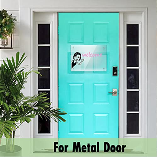 RR RAXMIN Acrylic Note Board Refrigerator Dry Erase Board Magnetic Clear 15”x11 Includes 4 Dry Erase Markers - Image 5