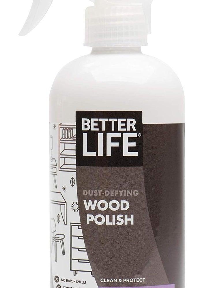 Better Life Natural Wood Polish - Cinnamon & Lavender Scent, 16 Ounce - Image 1