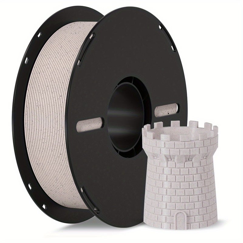 1.75mm Blue PETG 3D Printing Filament 2.2LB No Layer Lines Marble Texture Surface Compatible with Most FDM 3D Printers High Quality Durable Easy to Use - Image 1