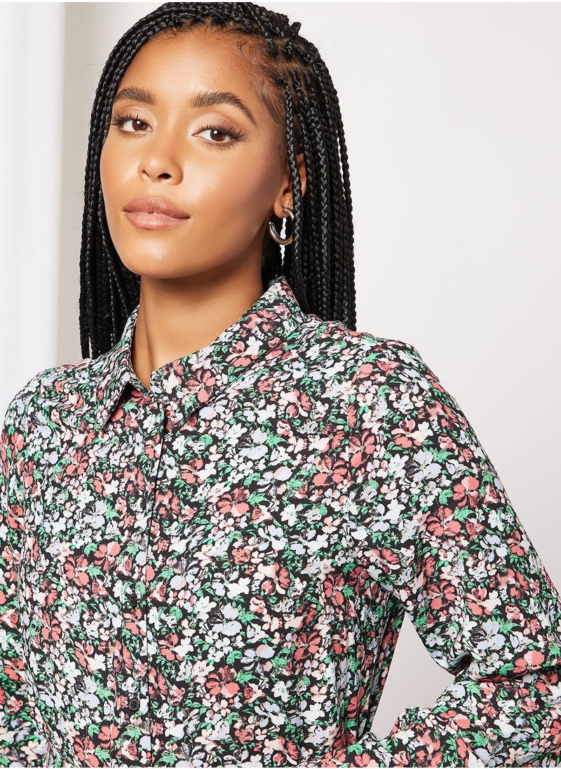 VERO MODA - Printed Button Down Dress - Image 1