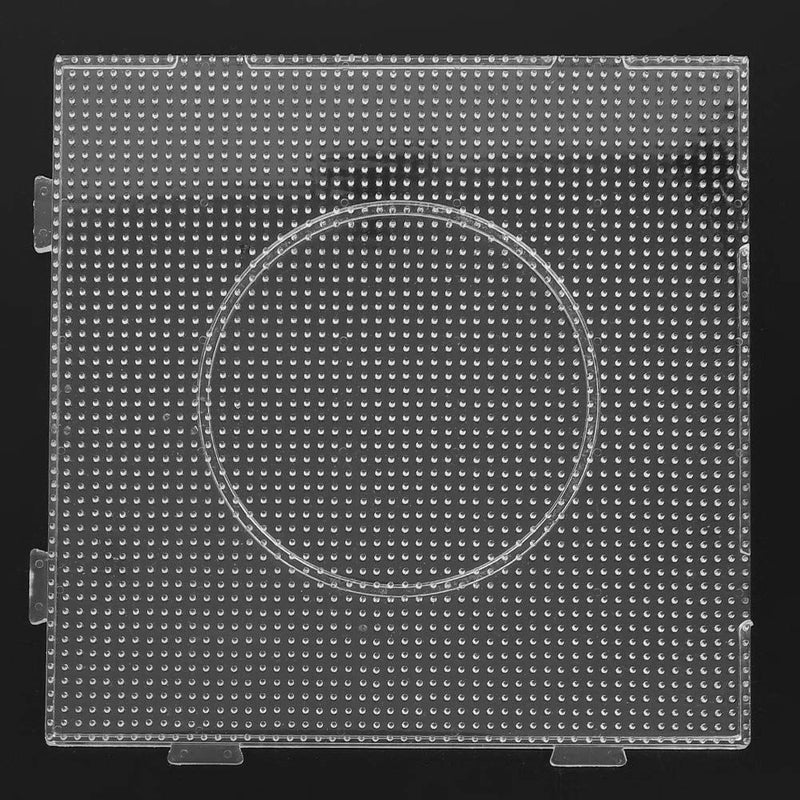 Transparent 2 6mm Fuse Beads DIY Crafts Kit For Kids Creativity Educational Big Square Pegboard Template - Image 2