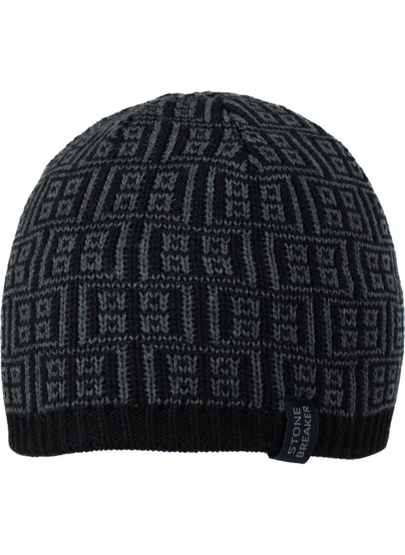 Oppland Men's Winter Thick Beanie Cotton Carlo Model Keeps Warm Flexible Windproof Comfortable Design