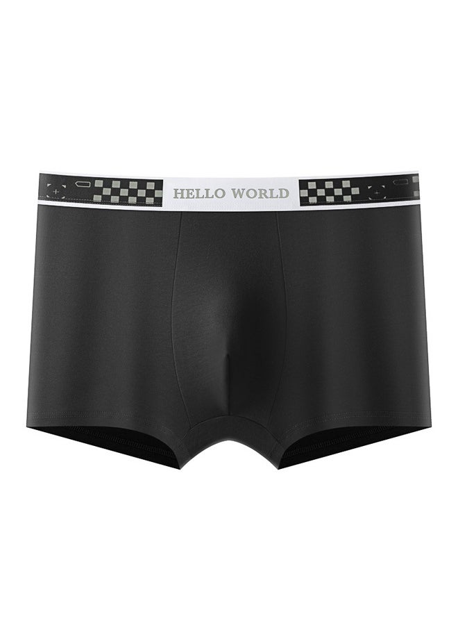 Zeemey - Zeemey 5 Pack Hello World Men's Sort Boxer Briefs & Trunks,Breathable Stretch Cotton Moisture-Wicking Underwear,Modern Fit Low Rise - Image 1