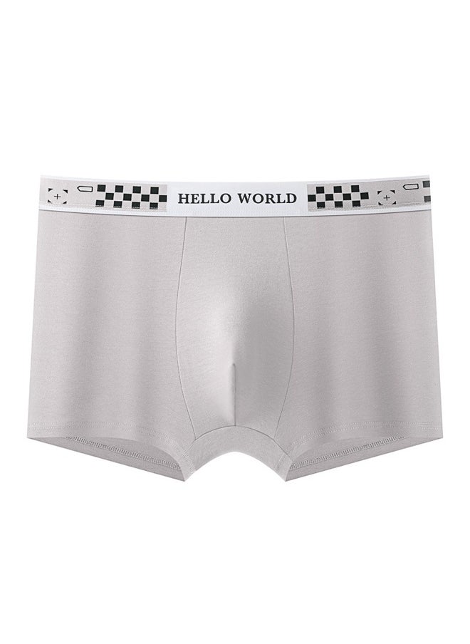 Zeemey - Zeemey 5 Pack Hello World Men's Sort Boxer Briefs & Trunks,Breathable Stretch Cotton Moisture-Wicking Underwear,Modern Fit Low Rise - Image 1