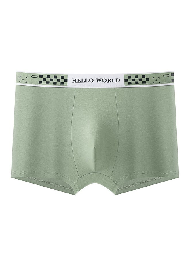 Zeemey - Zeemey 5 Pack Hello World Men's Sort Boxer Briefs & Trunks,Breathable Stretch Cotton Moisture-Wicking Underwear,Modern Fit Low Rise - Image 1