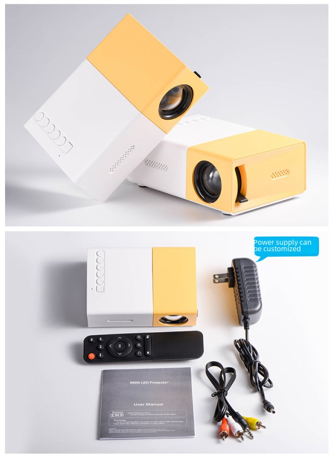 Car DVR New Yg300 Wired Mobile Phone Same Screen Projector Home Led Portable Mini Mini Hd Projector - Image 5