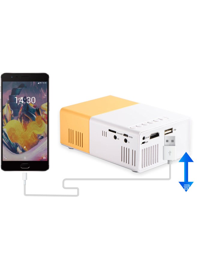 Car DVR New Yg300 Wired Mobile Phone Same Screen Projector Home Led Portable Mini Mini Hd Projector - Image 2