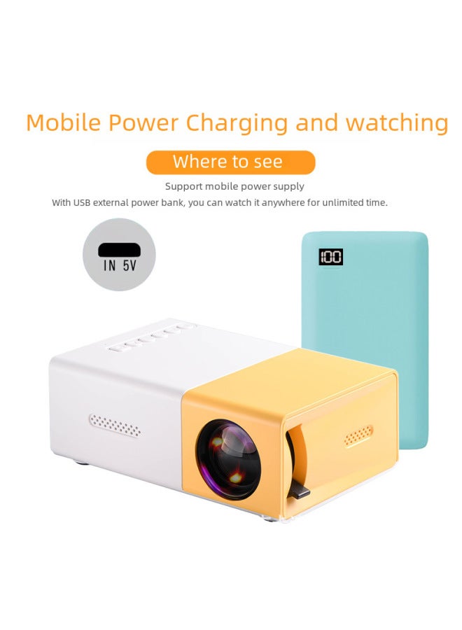 Car DVR New Yg300 Wired Mobile Phone Same Screen Projector Home Led Portable Mini Mini Hd Projector - Image 3