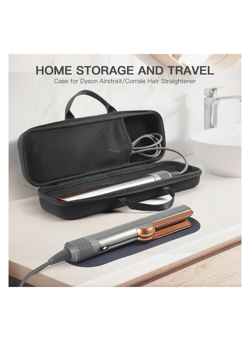 Carrying Case for Dyson Airstrait HT01 Hair Straightener Hard Travel Case Portable Storage Bag Capacity Hardshell EVA Bag Layer Hair Accessories Tools Organizer Bag - Image 4