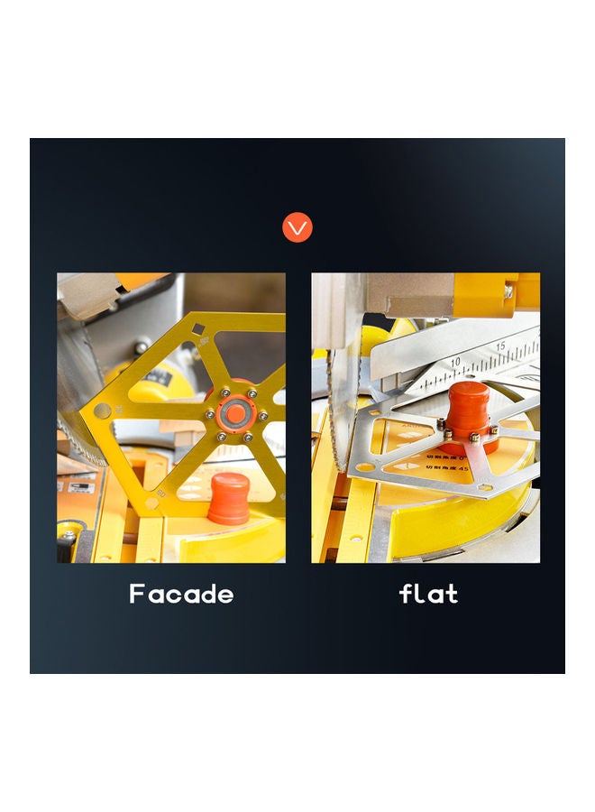 Aluminum Alloy Six Square Ruler With Magnetism Gold - Image 4